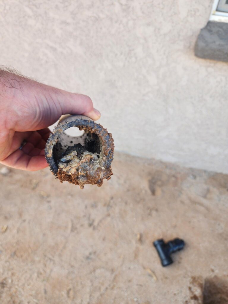Clogged-pipe