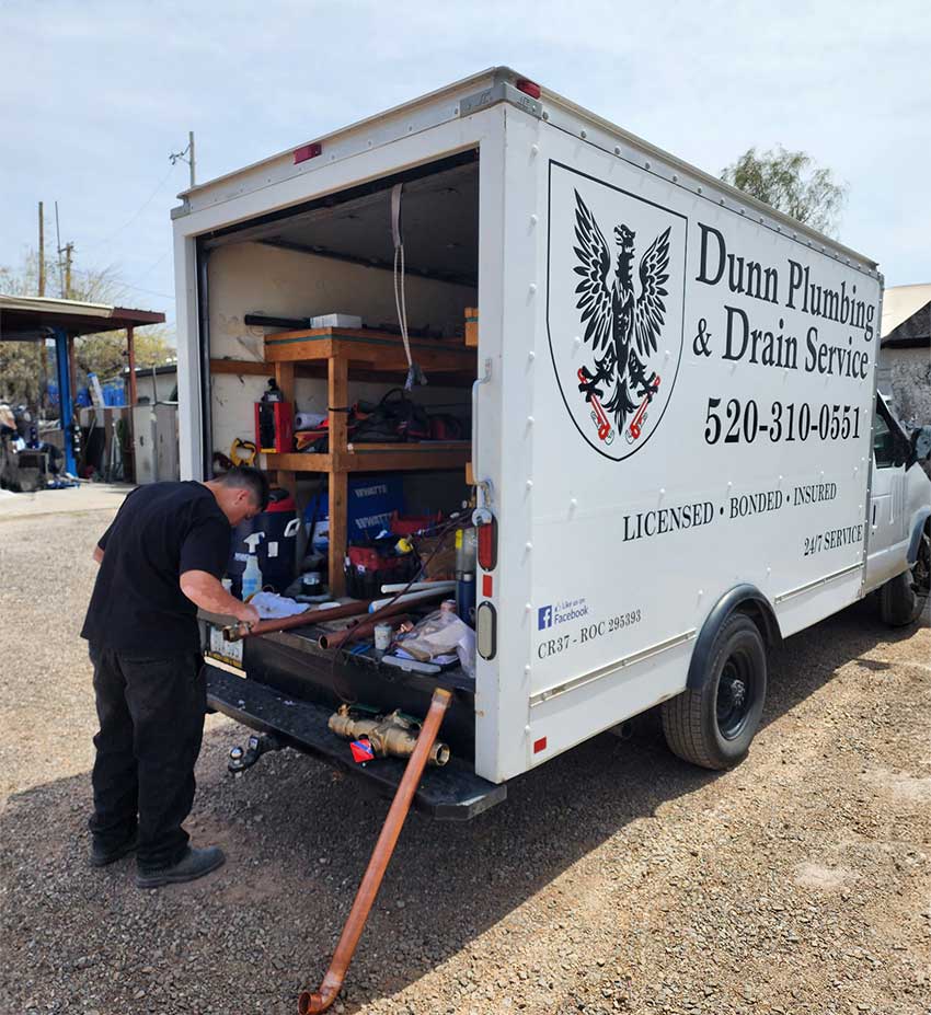 Dunn-Plumbing-and-Drain-Clearning-truck