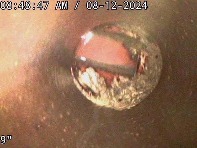 foreign object in a pipe - a reason why drain keeps clogging after snaking