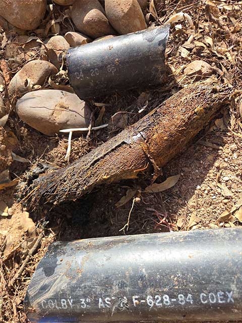 fragments-of-pipe-line