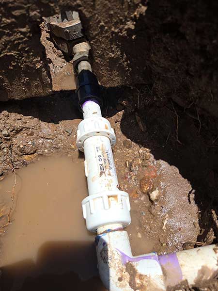 leak detected